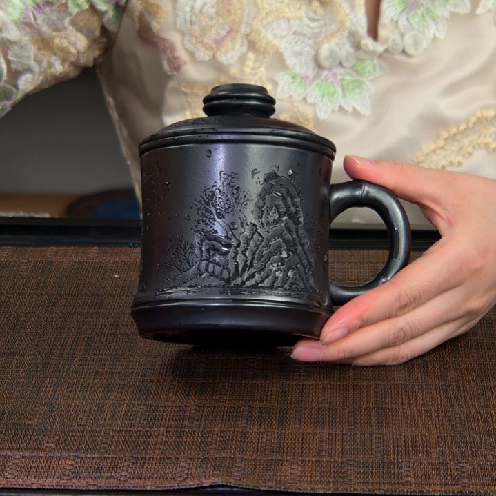 茶杯紫砂高货放漏