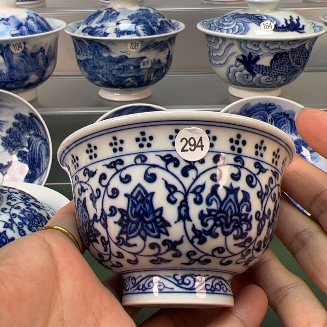 杯木木景德镇纯手绘茶具294