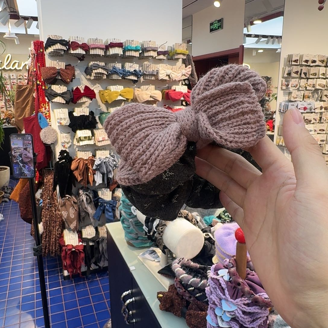 三****布艺非金属发圈哦