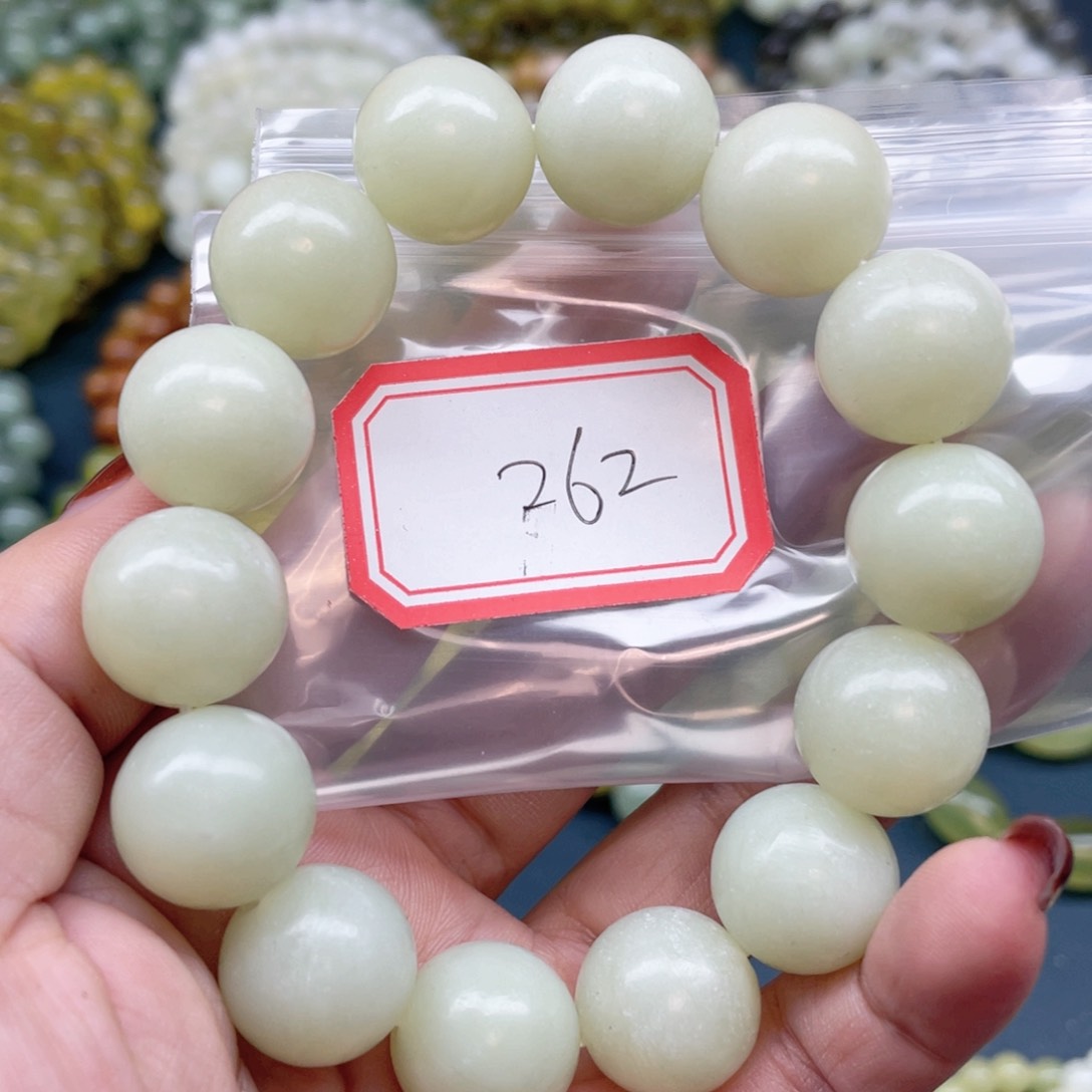 未镶嵌蛇纹石玉手串