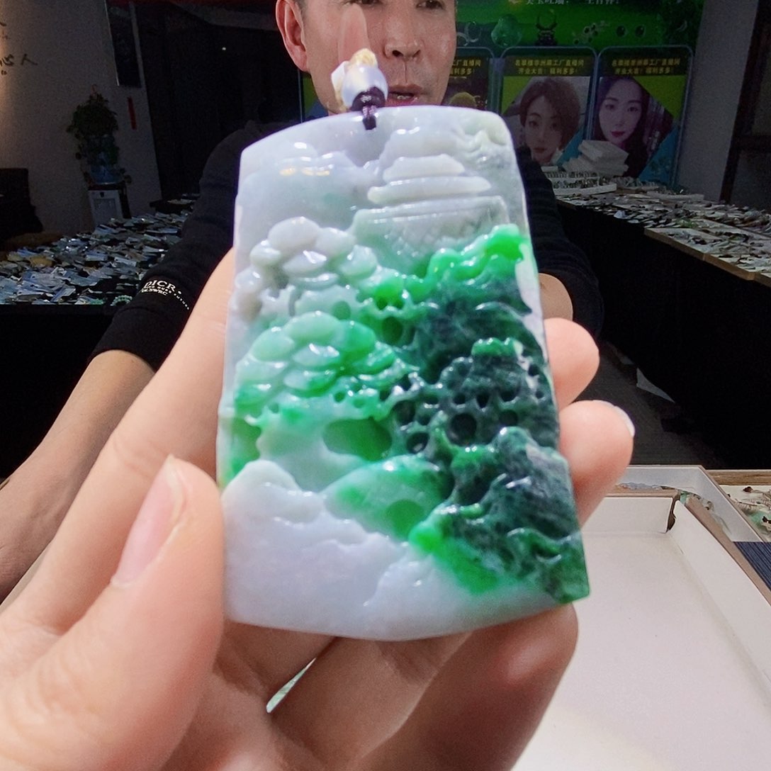 颈饰未镶嵌翡翠翡翠