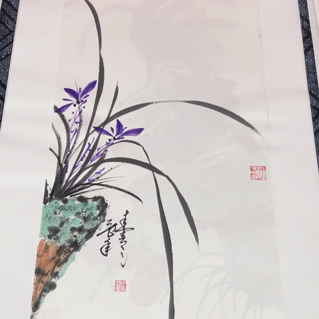 国画四尺四开花鸟