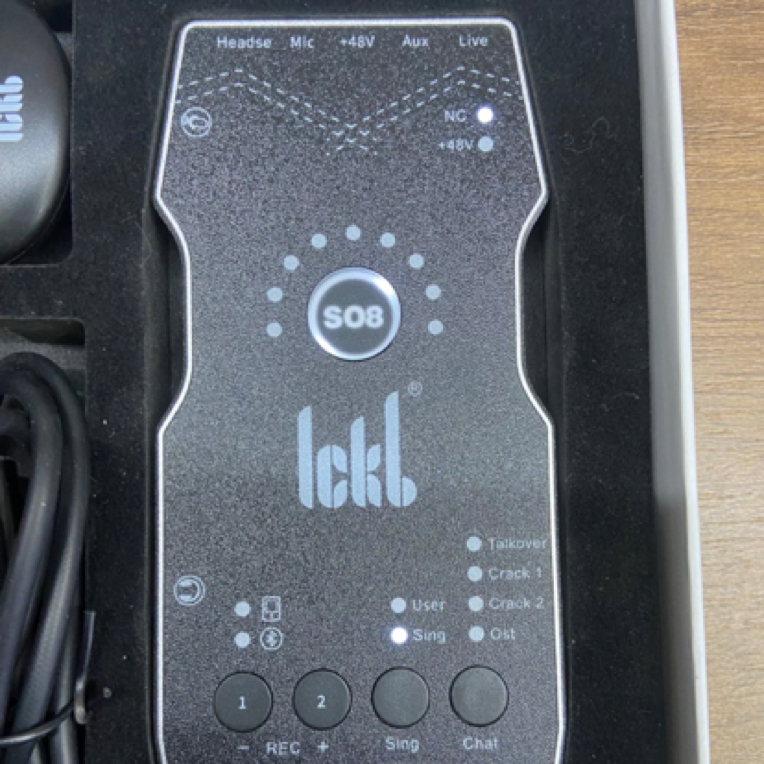 未拆封 ickb 抖音7天无理由退回来的so8六代声卡包装拆损影响