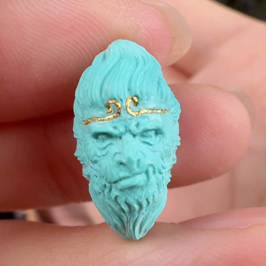 绿松石珠宝奇石未镶嵌