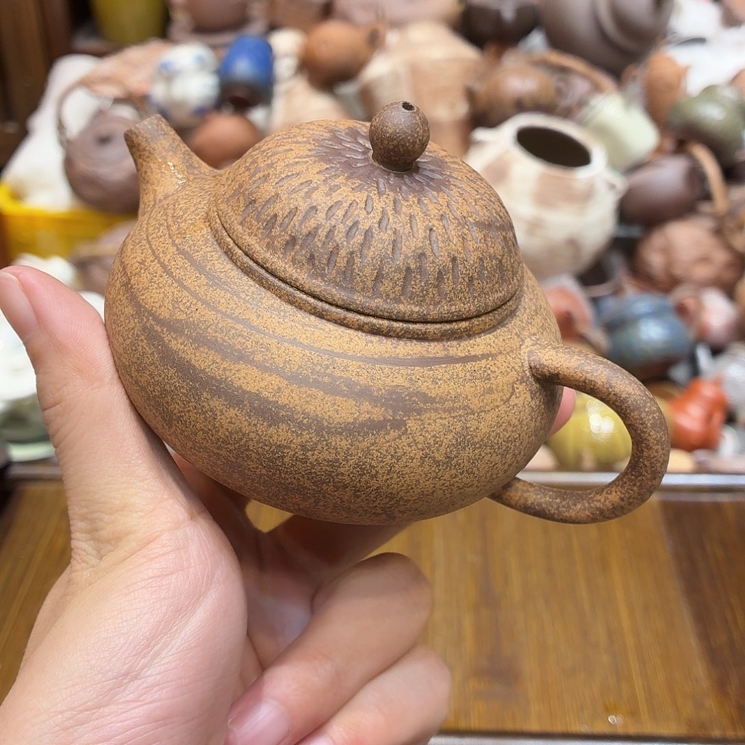 柴烧老岩泥茶器皿