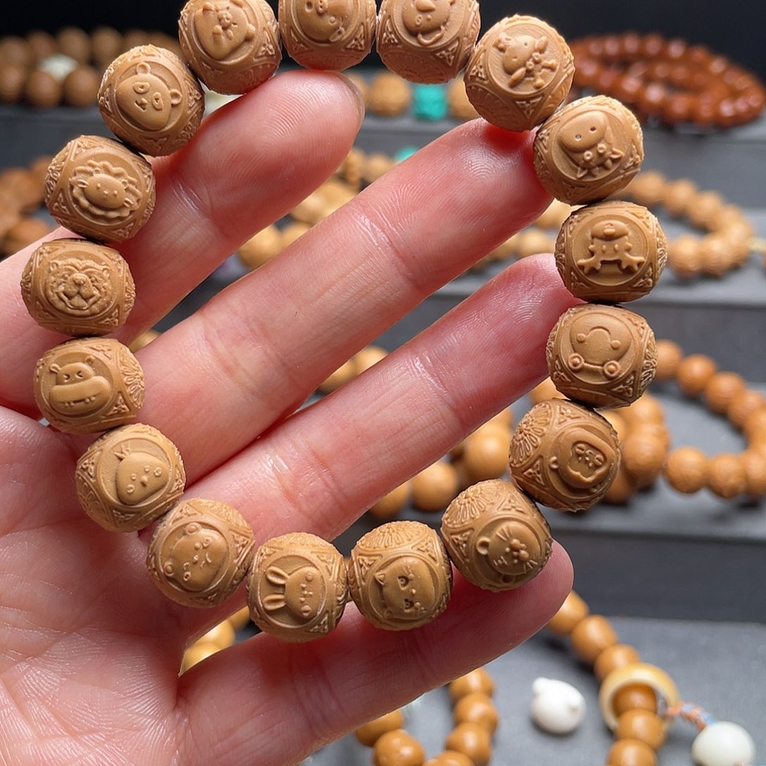 猴头核桃吊坠动物乐园