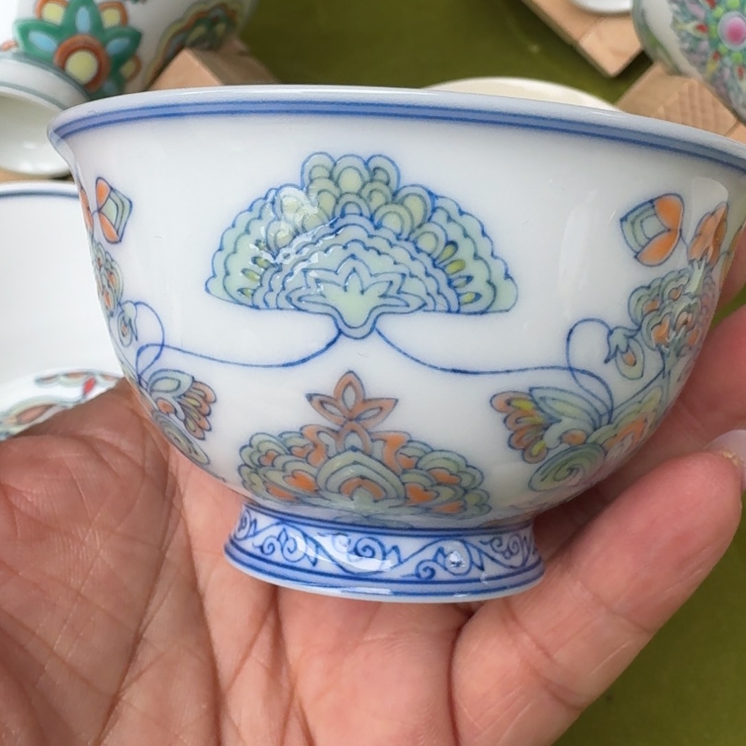 景德镇陶瓷手绘单杯