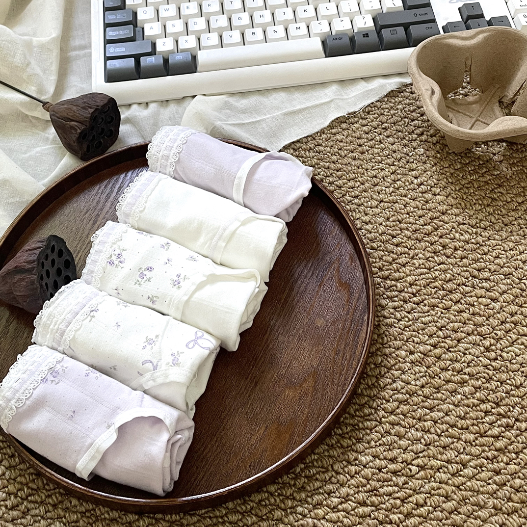 加长裆A类婴儿棉中腰少女三角裤10A舒适面料