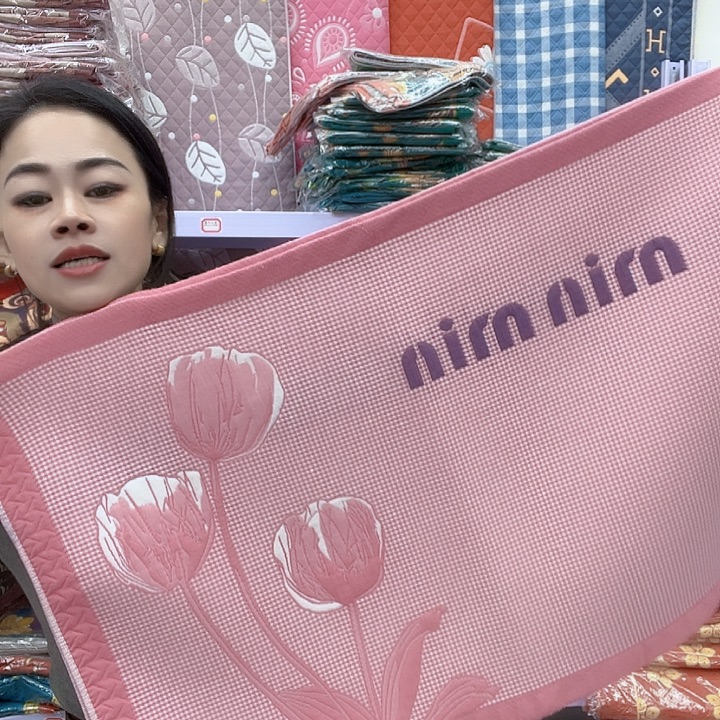 棉粉色郁金香纯棉