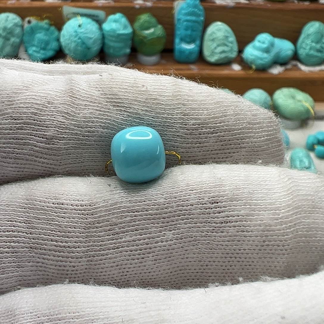 绿松石老型珠 未镶嵌