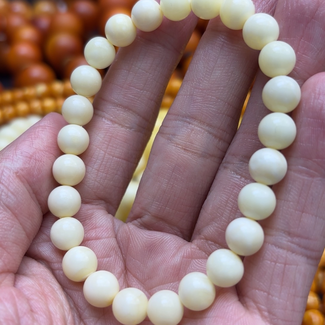 琥珀手链未镶嵌蜜蜡