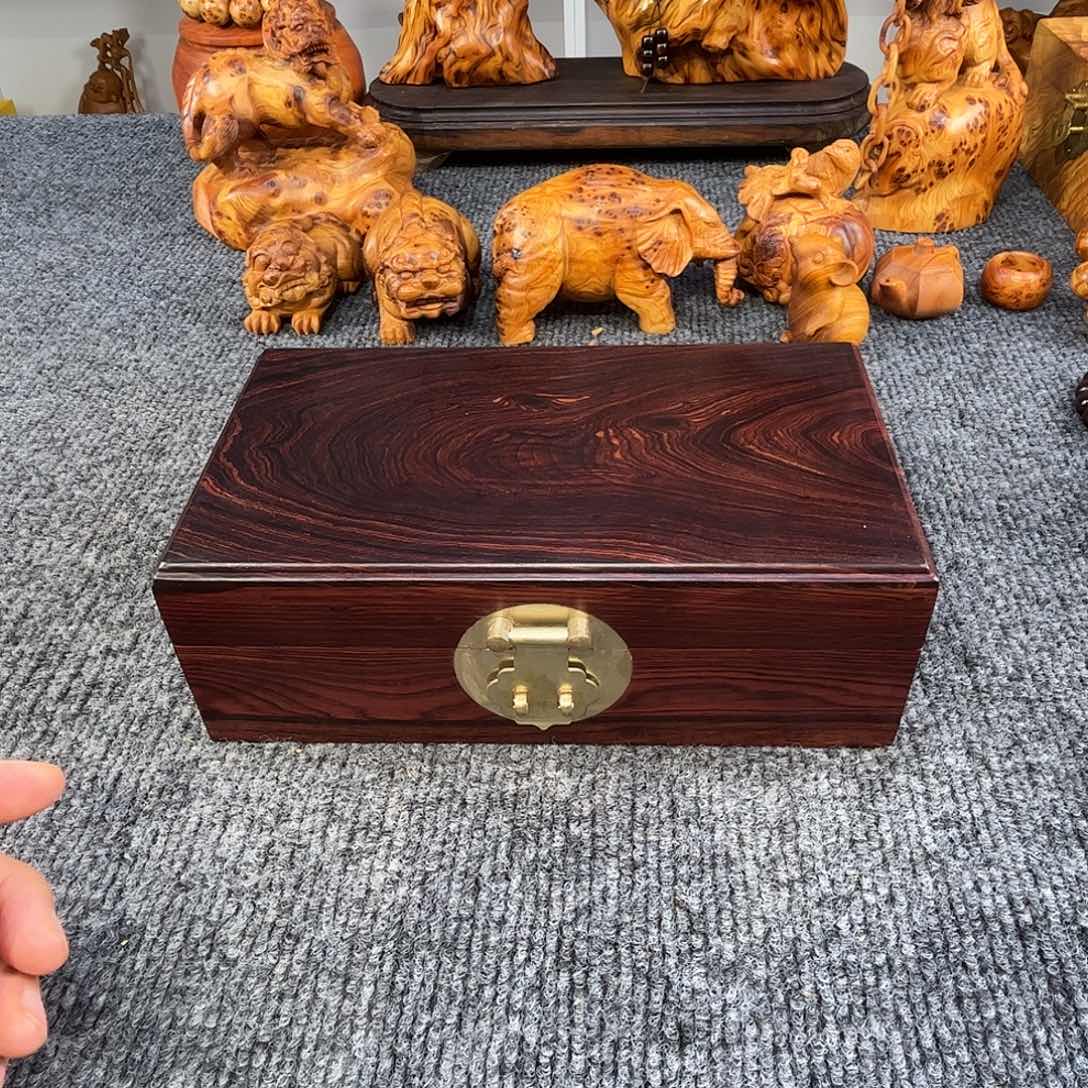 黄花梨/降香黄檀黄花梨帝王紫首饰盒