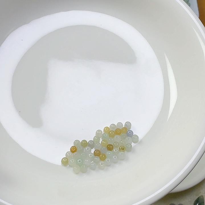 翡翠散珠卡3小米圆珠