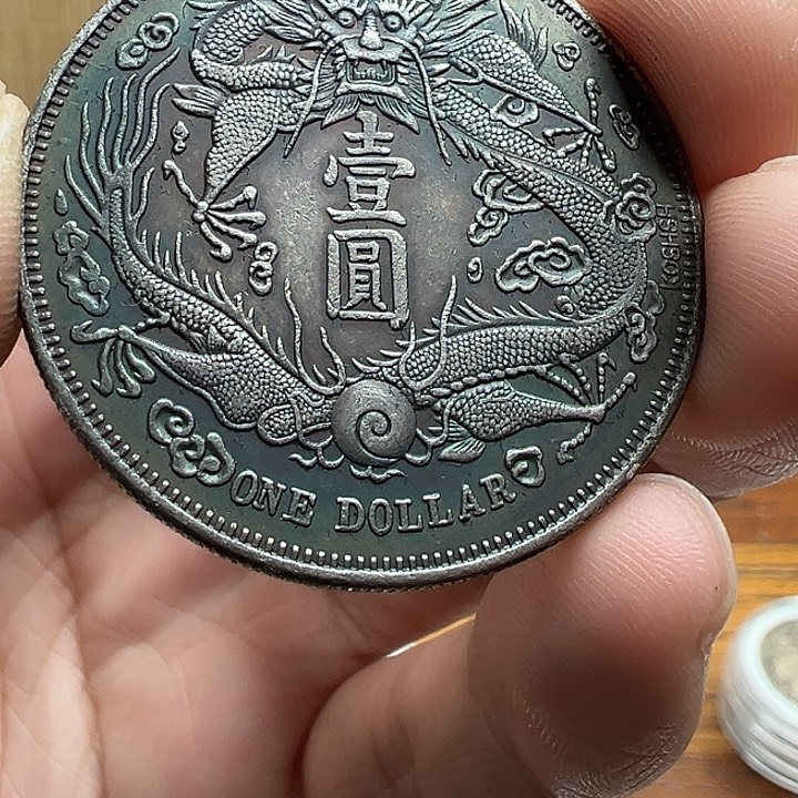 （一家臻藏）可吸翻可吹响龙洋工艺品 精选摆件 