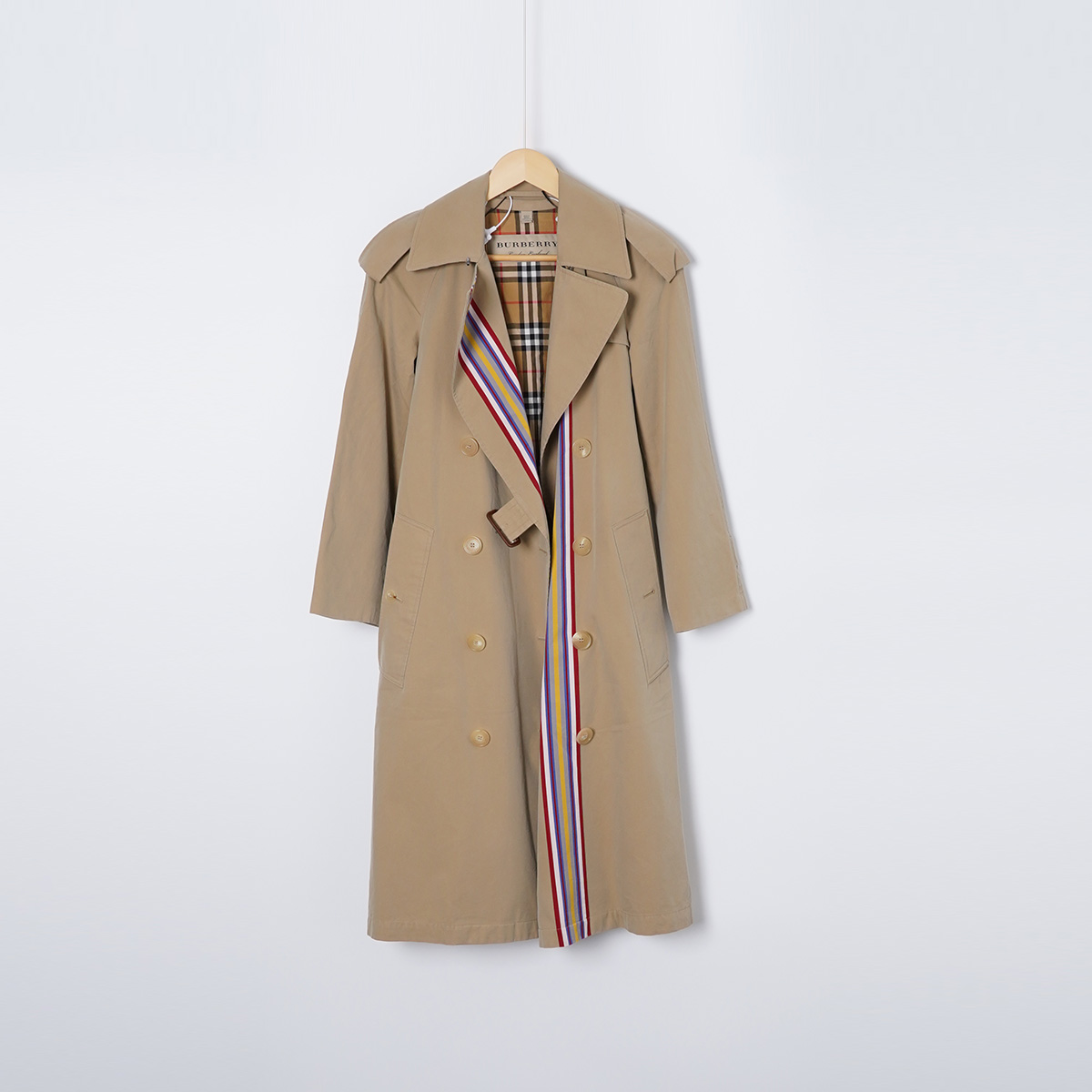 99新 BURBERRY/博柏利 绵/TH2008/风衣外套/UK4码