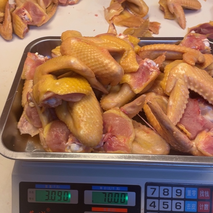 低温冷冻60天中国大陆食用农产品鸡翅