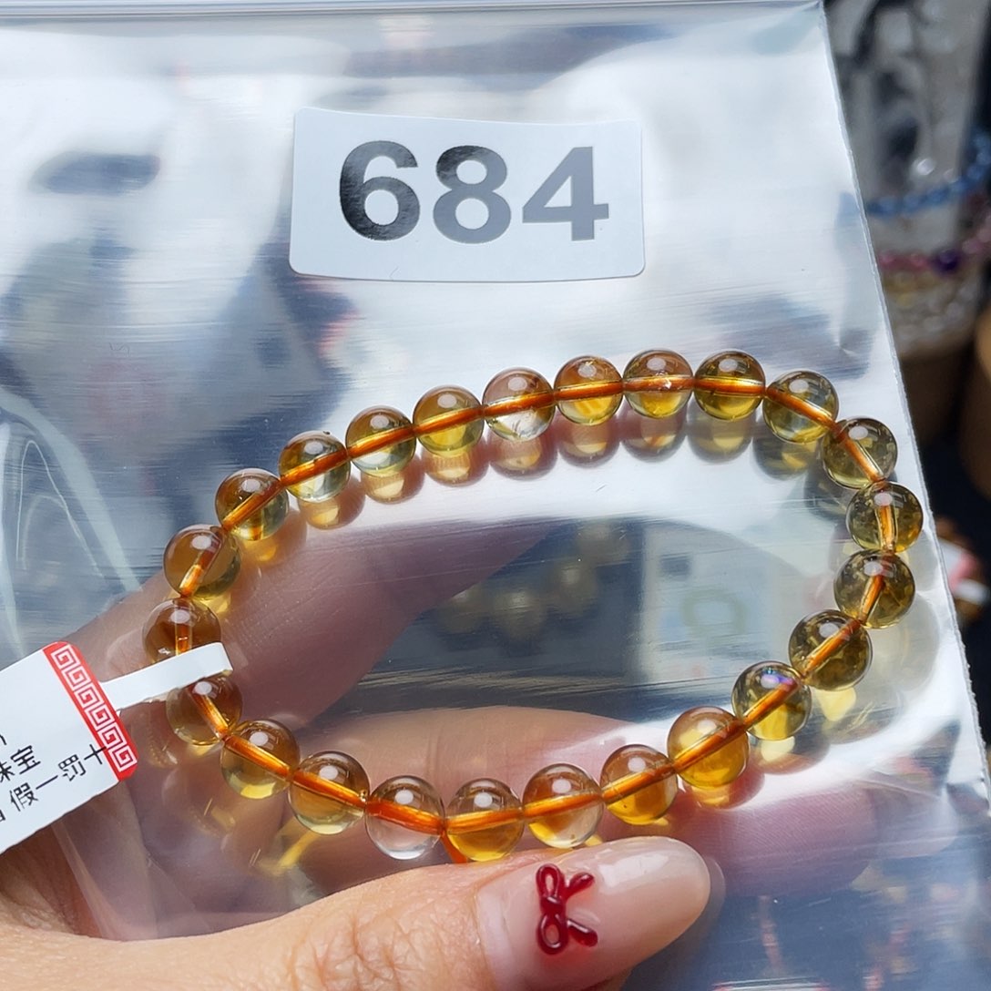 水晶手串684。未镶嵌