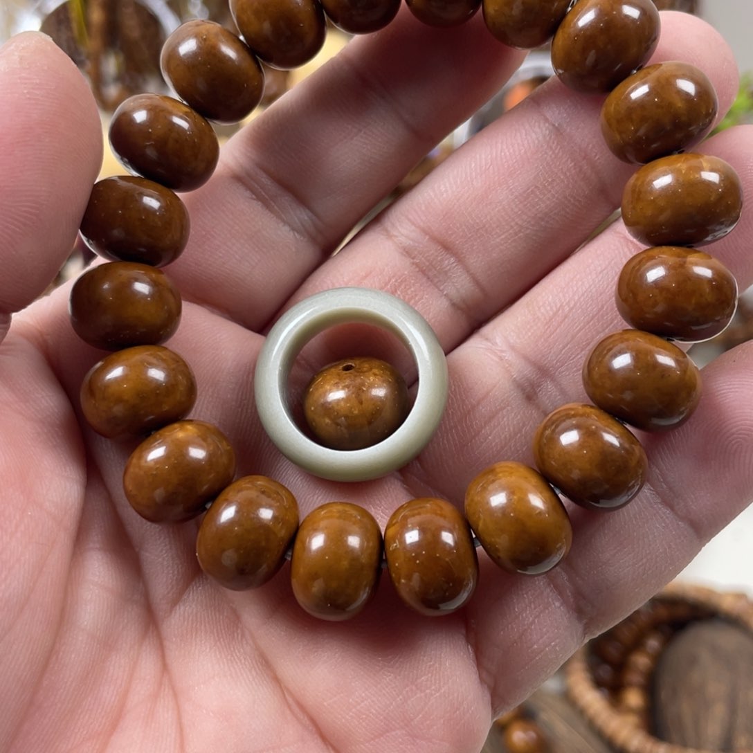 果皮翘****韩库克算盘10.13单圈手串