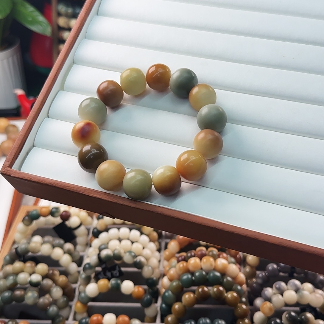 菩提根/象牙果手串卡19苹果干磨浓郁多宝微瑕福利款