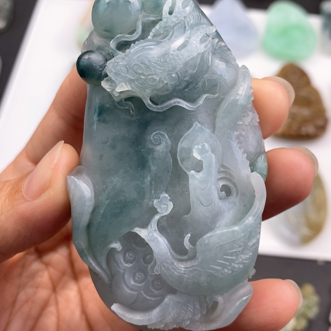 定制翡翠未镶嵌名***要玉凤观音