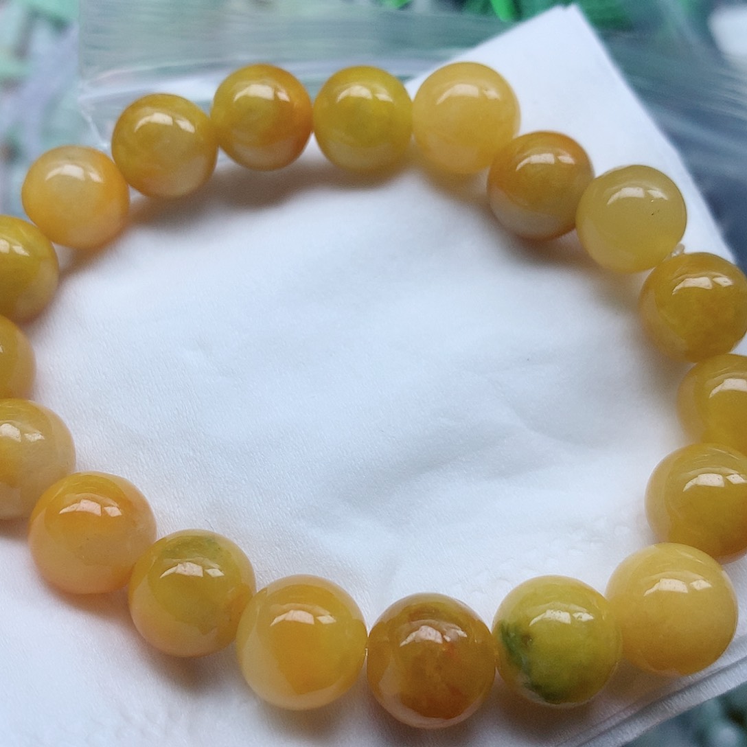 翡翠未镶嵌颈饰珠子