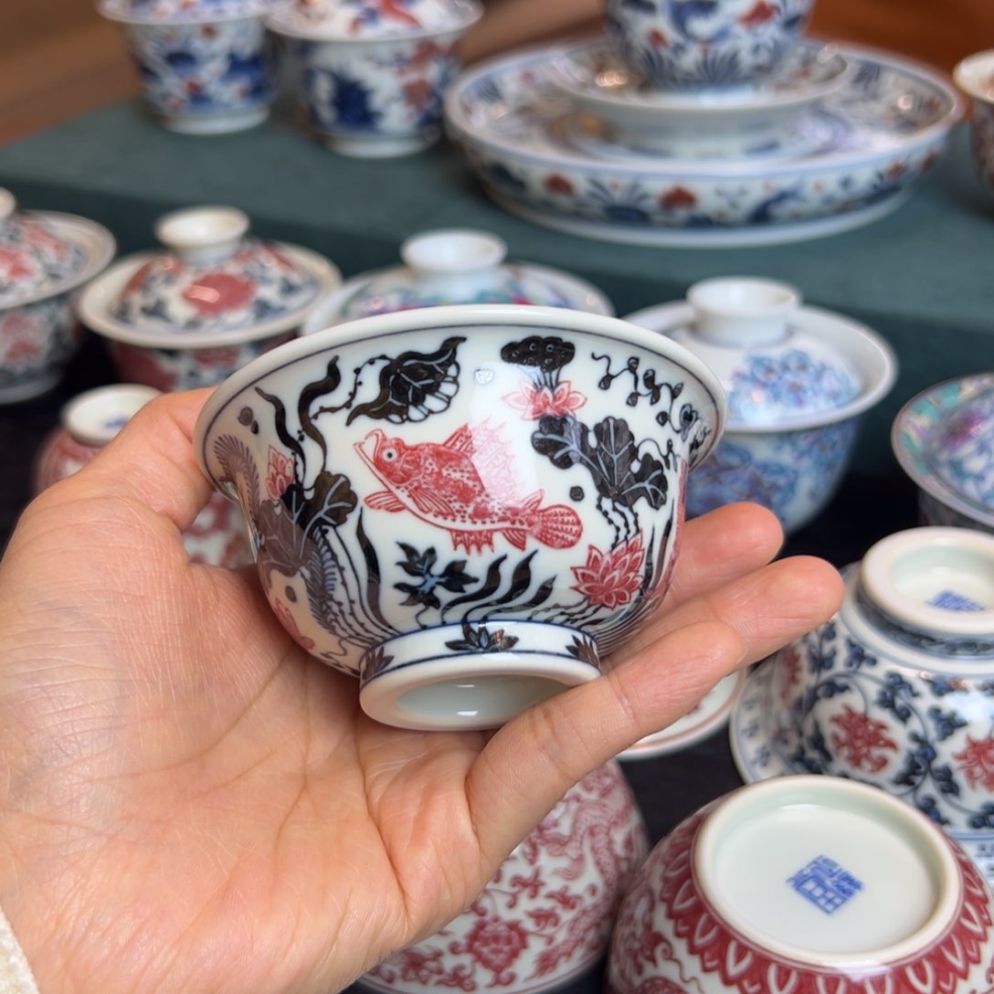 H正绎堂鱼藻纹中号