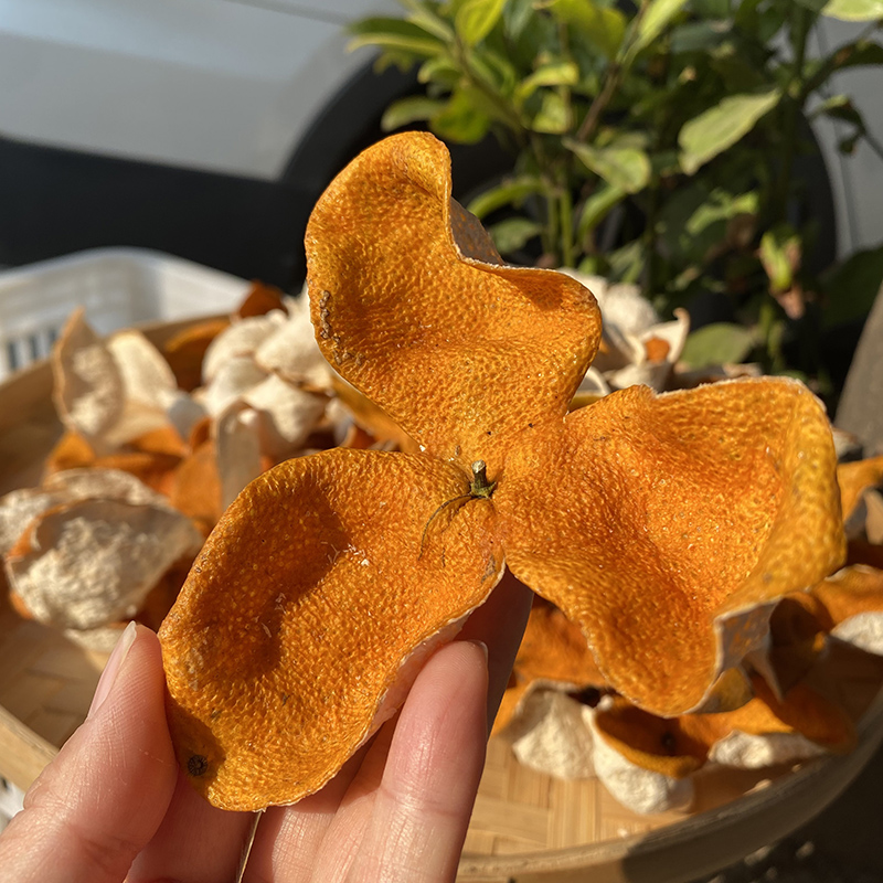 【自家果围】2024新会梅江原枝陈皮冬后皮1斤