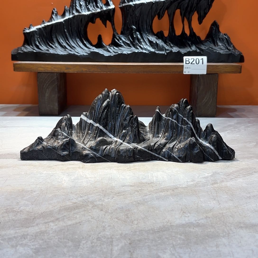 摆件?**学灵璧石奇石摆件 