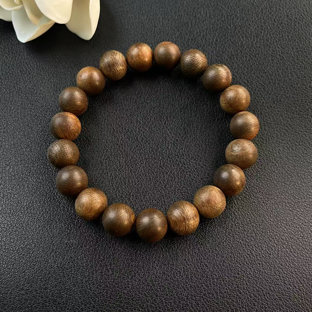 【Lily】D001海南沉水沉香1.0单圈圆珠手串（多样性发货一条）