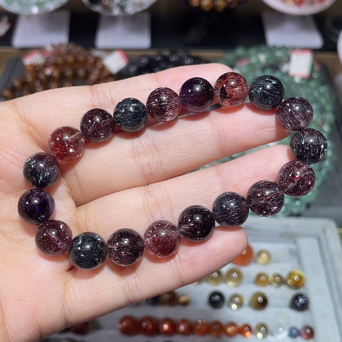 水晶手串未镶嵌超七手串