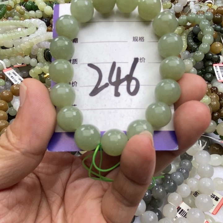 和田玉银S925镀金镶嵌颈饰