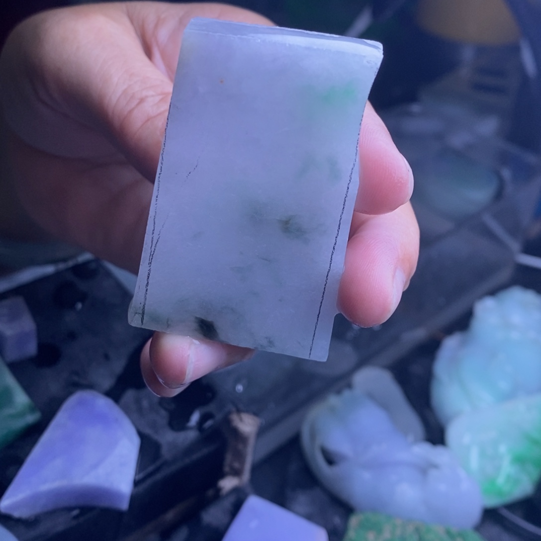 彭***）定制翡翠未镶嵌    