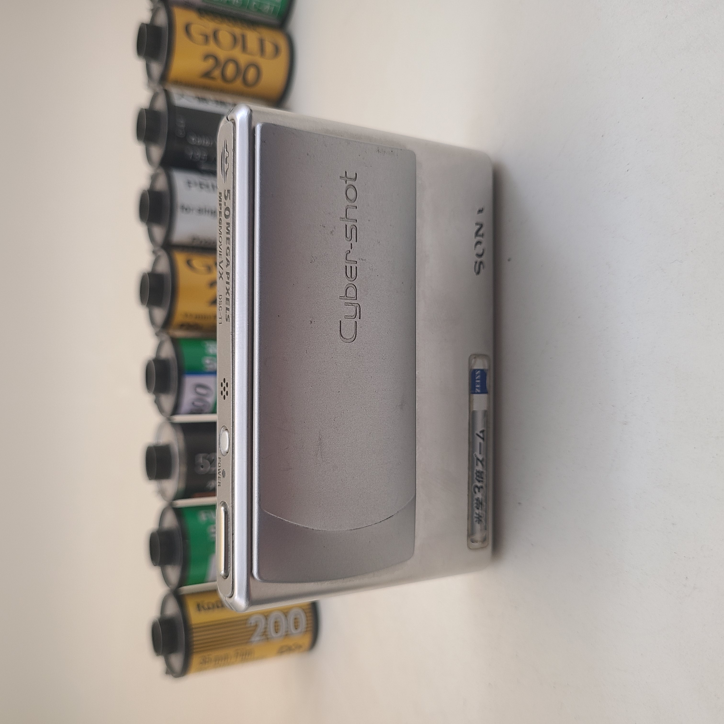 95新 Sony/索尼 索尼t1 滑盖式数码相机彩浓郁 不送读卡器