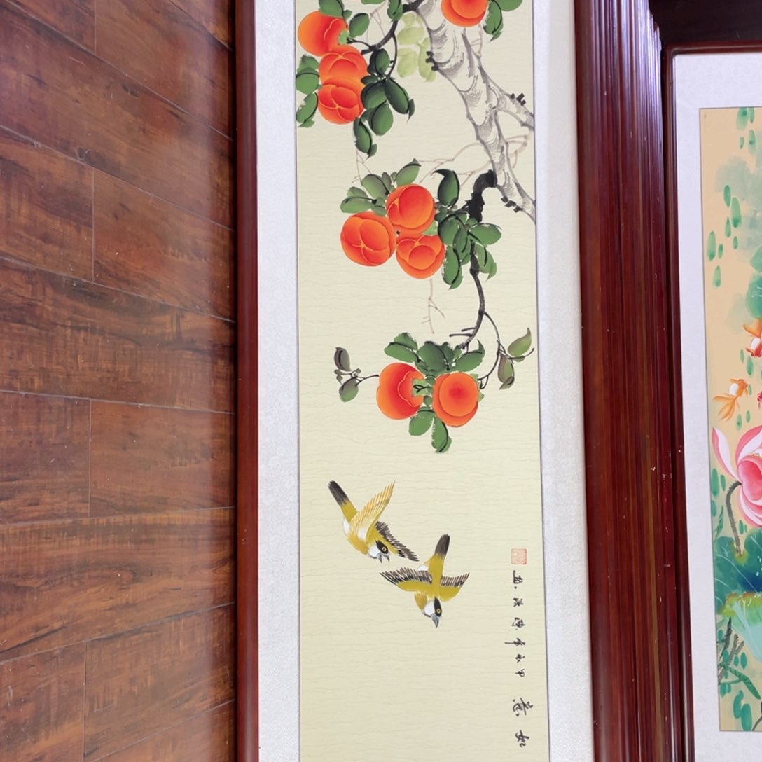 国画带框尺寸48*163厘米