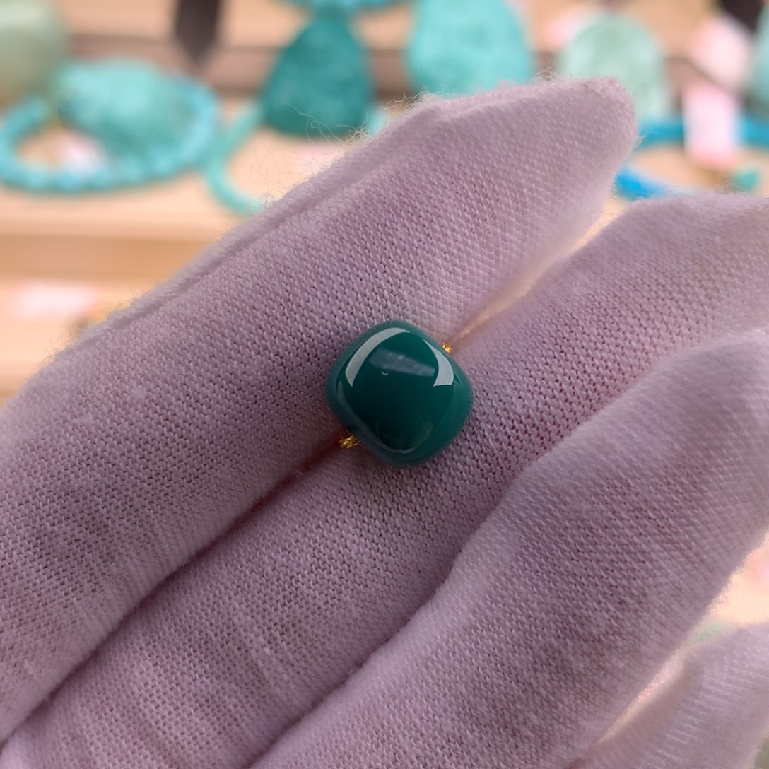 绿松石珠宝奇石未镶嵌10-8.8