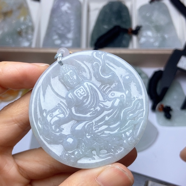 翡翠未镶嵌挂件翡翠