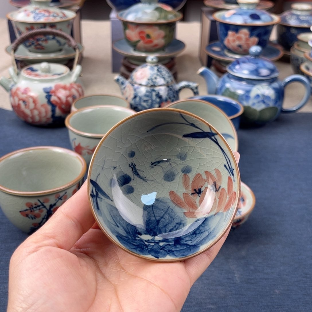 杯景德镇手绘手工茶具