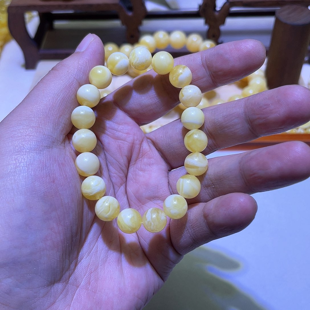 蜜蜡手串未镶嵌10mmmmmmm