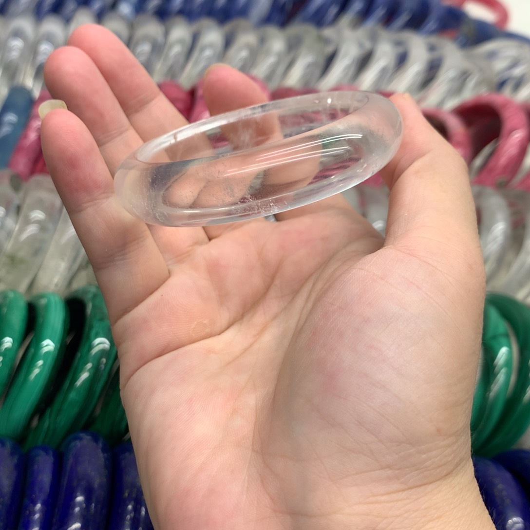 水晶手镯未镶嵌白水晶