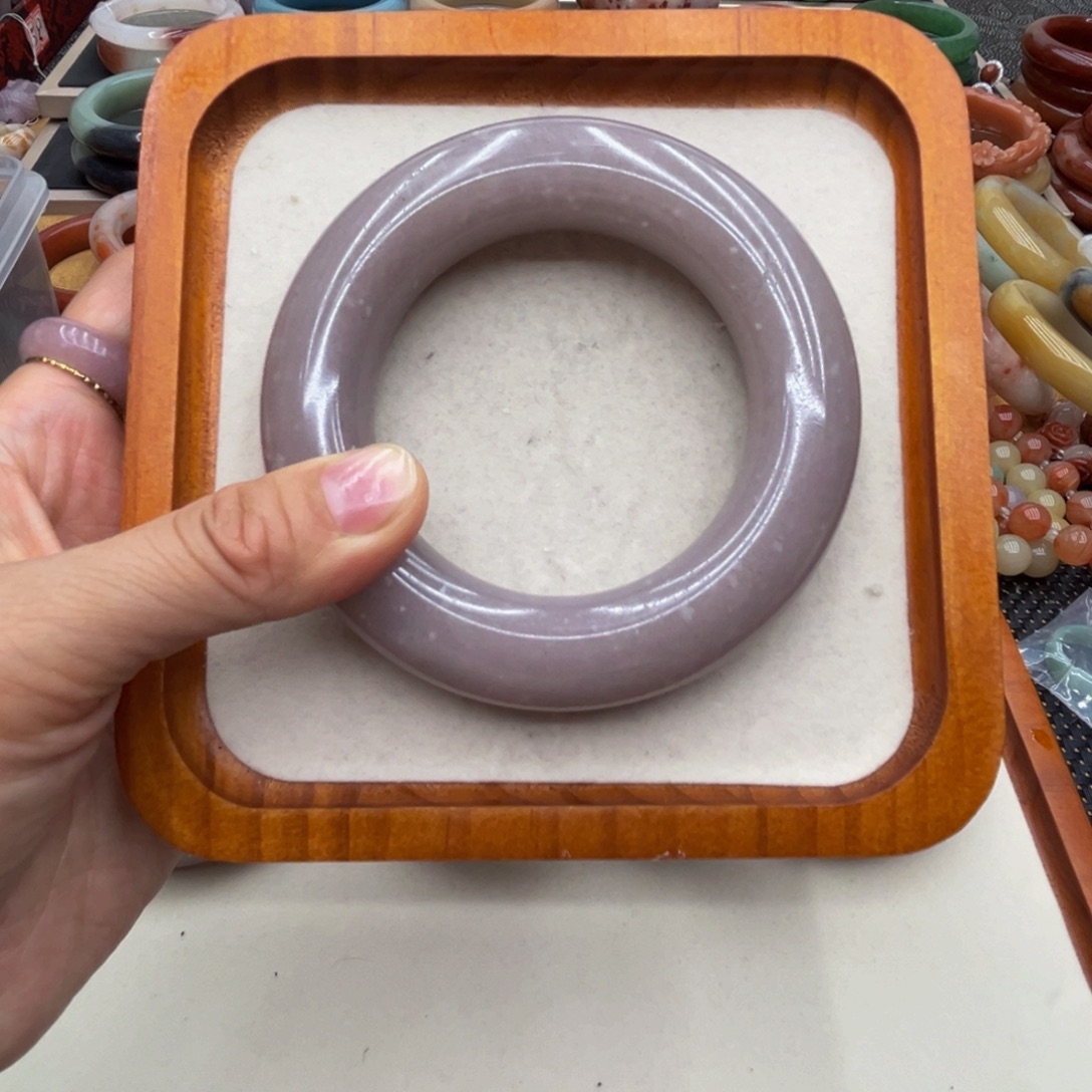 石英质玉未镶嵌圈口58