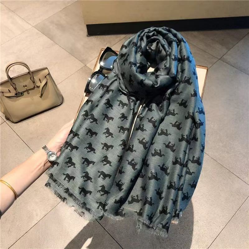 【f58】180x90cm水溶丝毛大披肩丝巾围巾时尚百搭气质大长巾