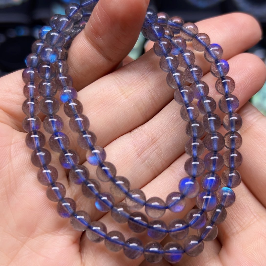 未镶嵌手链长石5.4左右