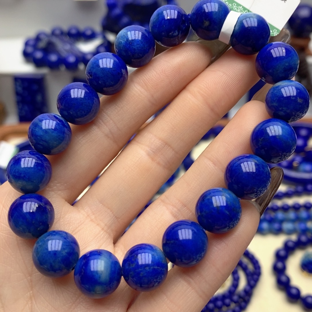 青金石未镶嵌手链11➕