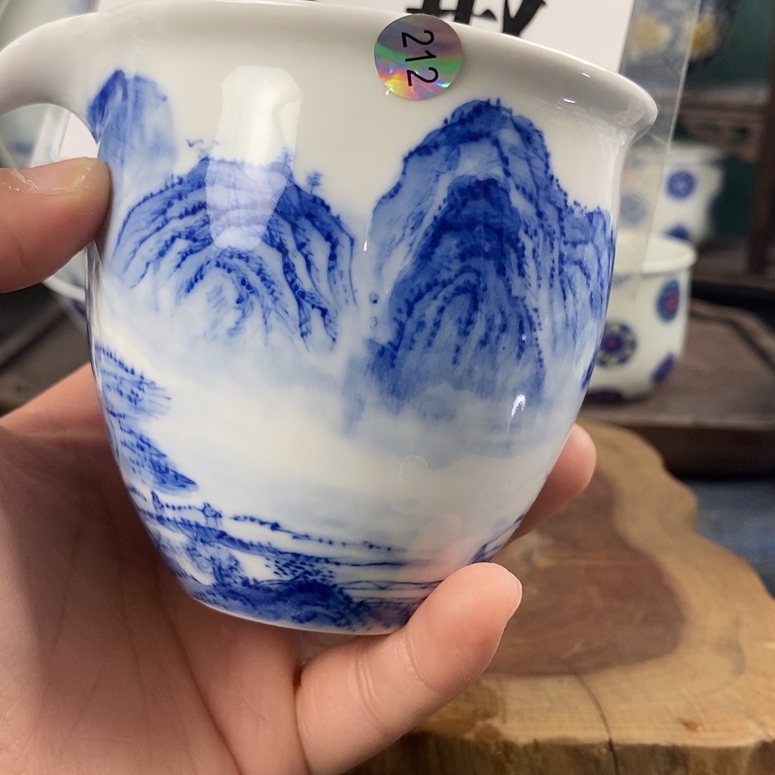 瓷片景德镇手绘青花茶器212