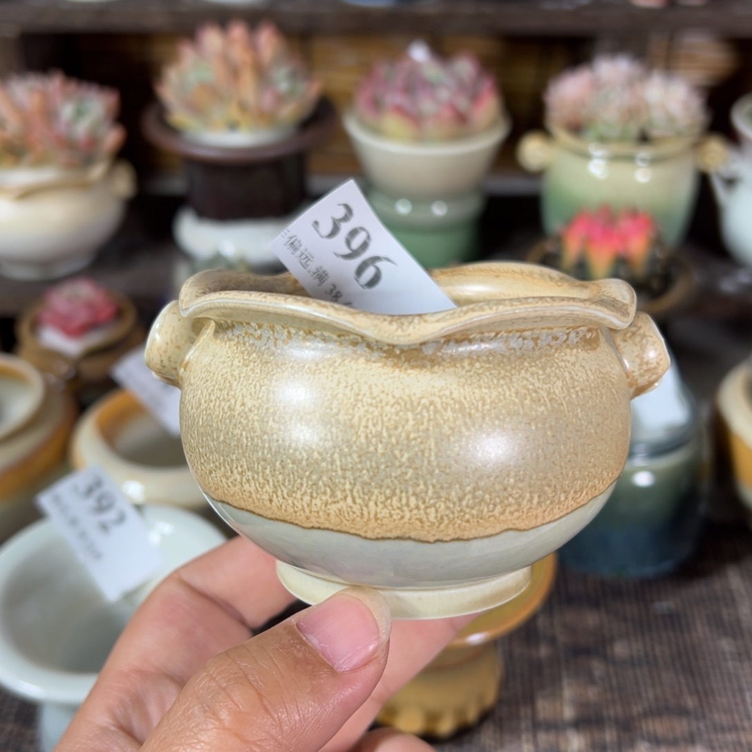 红陶景德镇手工花盆
