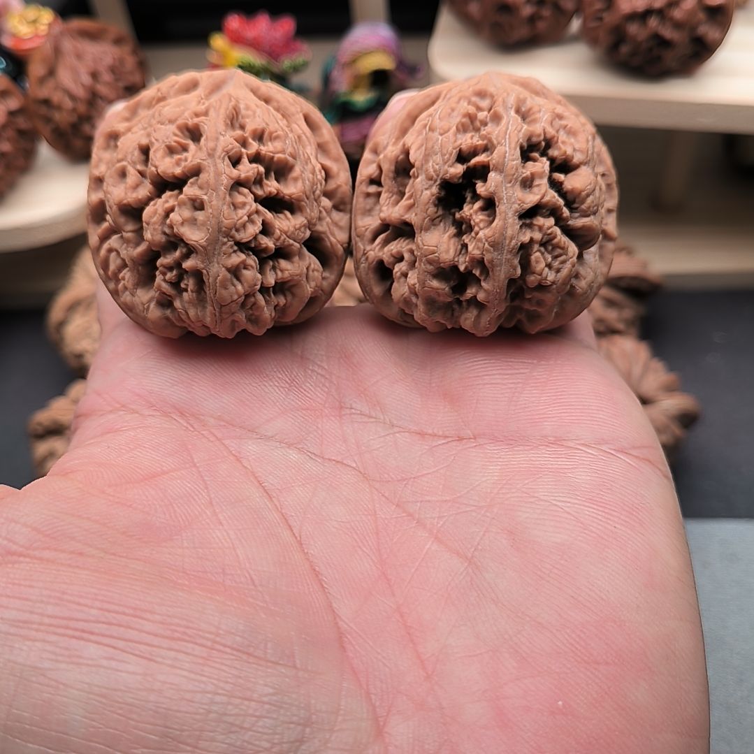 七***饱文玩核桃吊坠大粗筋。打底等影响二次销售不退不换