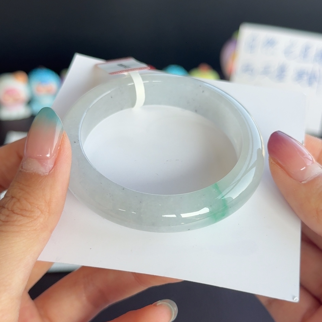 翡翠未镶嵌手镯19号 51.7