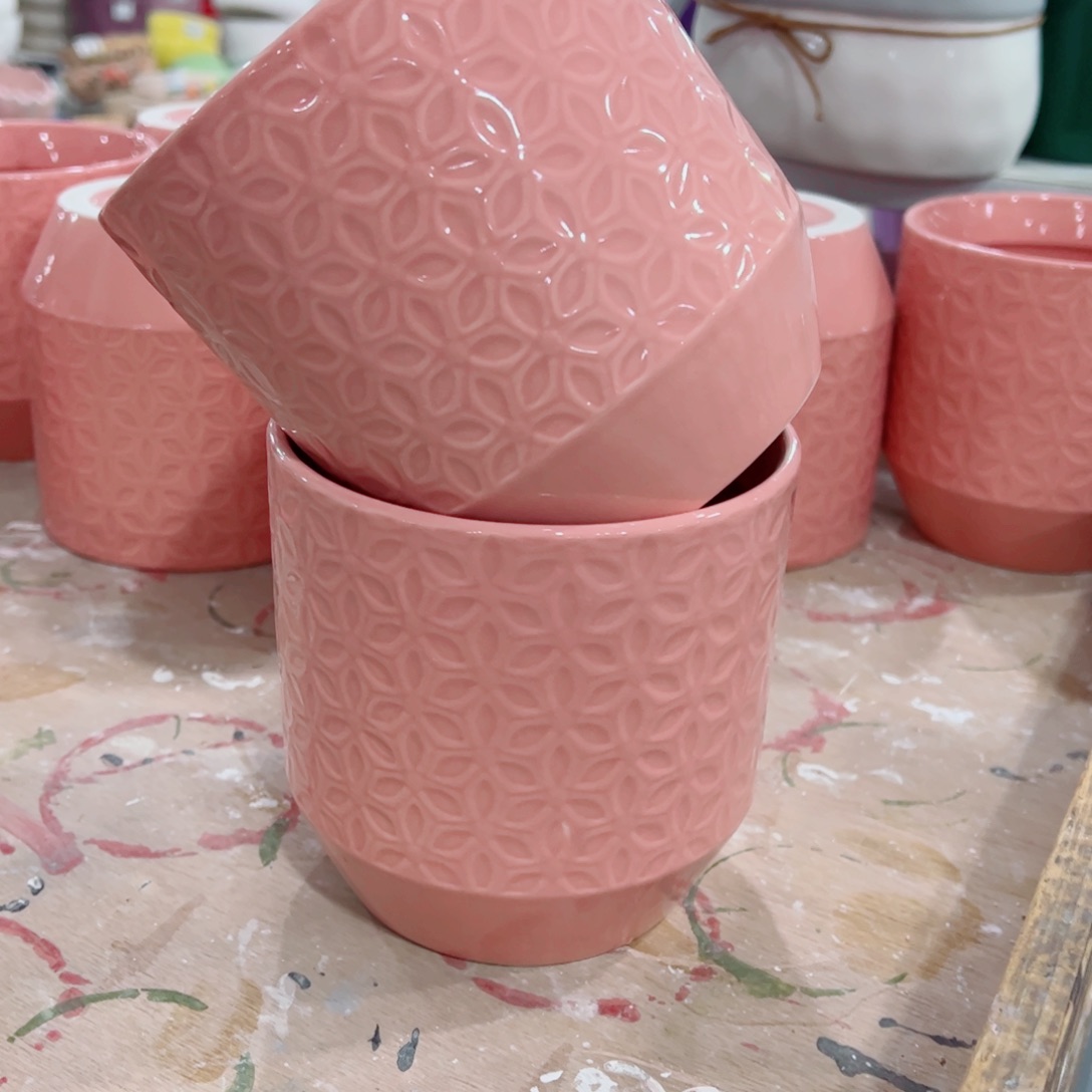 有孔，陶瓷花盆满10米包邮发货