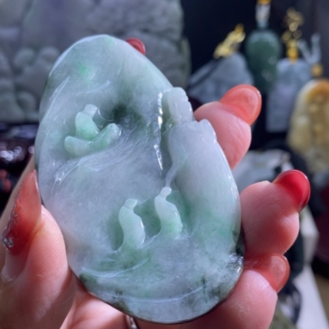 【闪购商品】颈饰未镶嵌翡翠观音