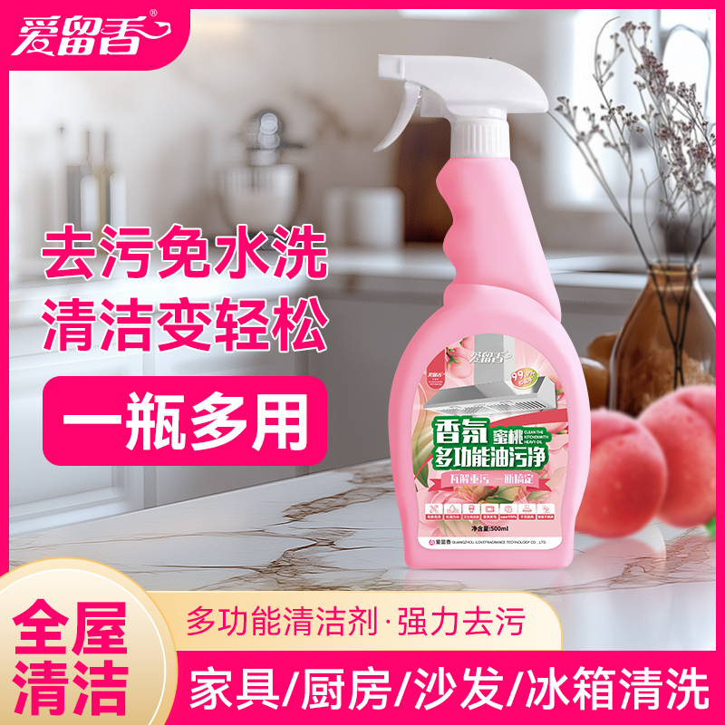 爱留香多功能油污净泡沫瓶装去油去污强效